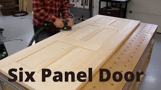 Building a six panel pine door