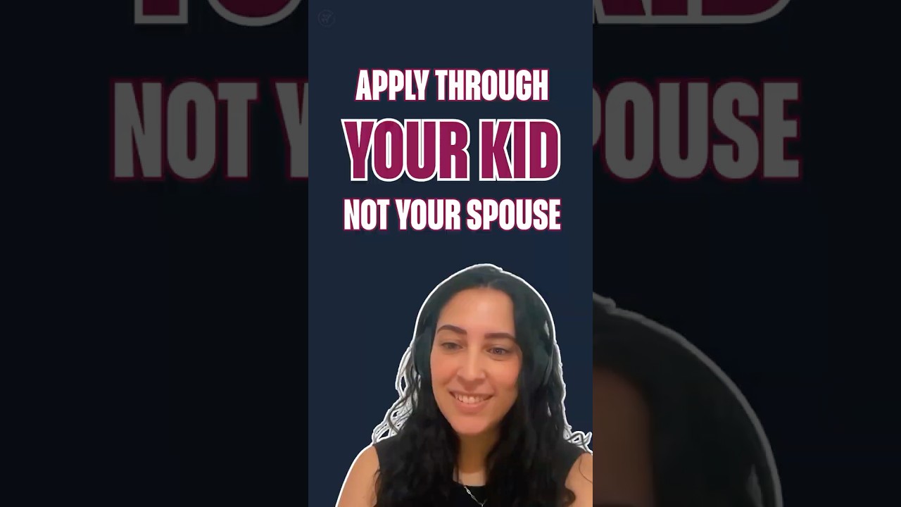 Get Residency Faster by Applying Through Your Kids