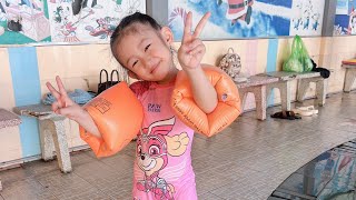 YUNA and MAMA VLOG//mom and child to swimming together after school…