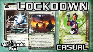 Android: Netrunner // Blue Sun Lockdown vs. Spy Camera Hayley - Casual