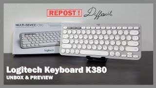 Logitech Multi-Device K380 Bluetooth keyboard, quiet, doesn't disturb people around you.