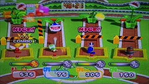 ChrisVortexx98 Random Gameplays 159: Mario Super Sluggers Piranha Panic Red ParaKoopa Gameplay