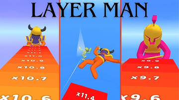 Layer Man | All Levels Gameplay | Part 3 (44-56) Android iOS