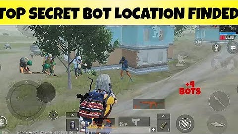 TOP SECRET BOT LOCATION FINDED IN ERANGEL PUBG MOBILE SEASON 19
