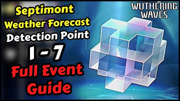 Septimont Weather Forecast Full Event Guide (All 7 Detection Points 1-7) | Wuthering Waves 2.7