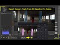 Export Camera Track From 3D Equalizer To Fusion | 3DEqualizer To Fusion Camera Export