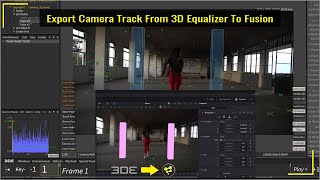 Export Camera Track From 3D Equalizer To Fusion | 3DEqualizer To Fusion Camera Export