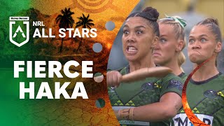 Women's Maori All-Stars deliver a powerful rendition of the Haka | NRL on Nine