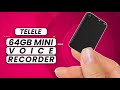 Telele 64gb mini voice recorder review  whatsbestca