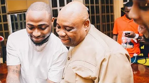 SEE HOW DAVIDO UNCLE DANCE TO CELEBRATE THE NEW BORN TWINS BABY #celebrity #davido