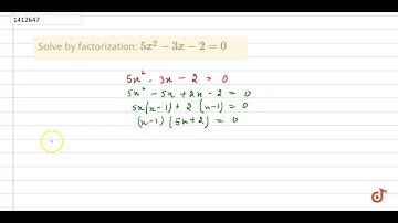 Solve by    factorization:  ltmath gt  ltmrow gt  ltmn gt5 lt/mn gt ltmsup gt  ltmi gtx lt/mi