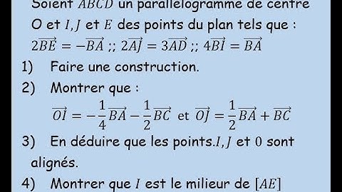 Calcul vectoriel- Série 2 Exercice 6 tronc commun science 6 الحساب المتجهي تصحيح تمرين
