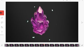 Magic Crystal Animation Process (Flipaclip)