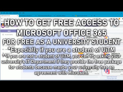HOW TO GET FREE MICROSOFT OFFICE 365 FREE AS A STUDENT