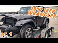 Frame Damage? - 2017 Jeep Wrangler Rebuild Pt. 1