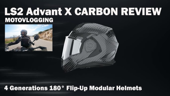 LS2 FF901 Advant X Carbon Solid Modular Helmet - New! Fast Shipping!