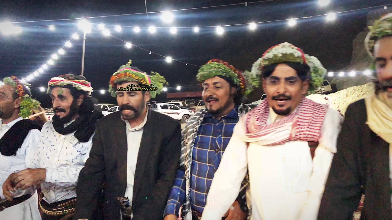 فن اللعبه من تهامة قحطان في حفل زواج ابناء ال ابو صبخه  ال سلامة