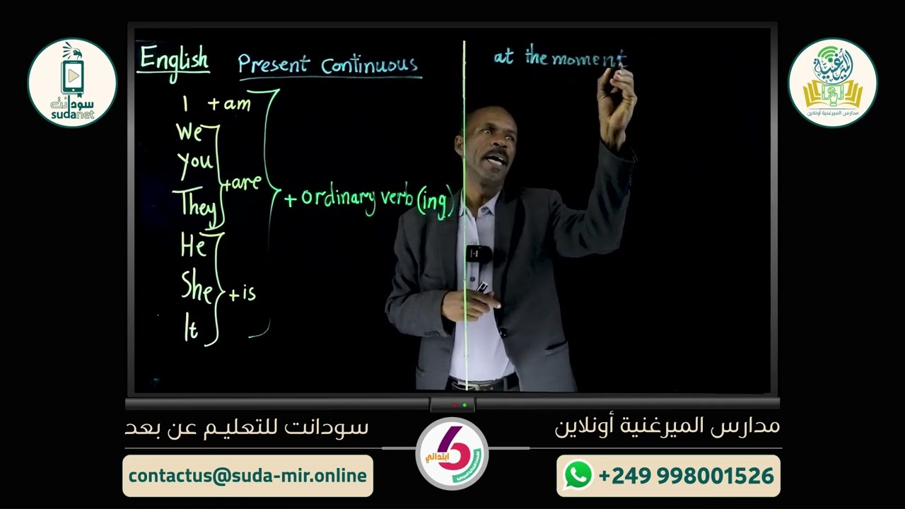 الصف السادس الابتدائي - لغة انجليزية ح 2 منصة الميرغنية اونلاين بالتعاون مع سودانت للتعليم عن بعد