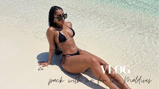 Pack with me for my Maldives/LA Trips | Vlog