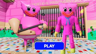 KISSY MISSY BARRY'S PRISON RUN Obby New Update Roblox - All Bosses Battle FULL GAME #roblox