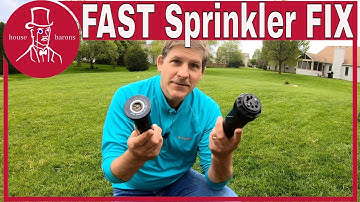 How to Fix Sprinkler Head: Repair, Replace, Adjust Pop Up Sprinkler