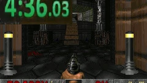 DOOM E1M1 Speedrun UV (100%) 0h22m40s (WORLD RECORD)