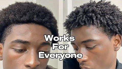 Unlock Your Natural Curl Pattern (Afro To Curls)