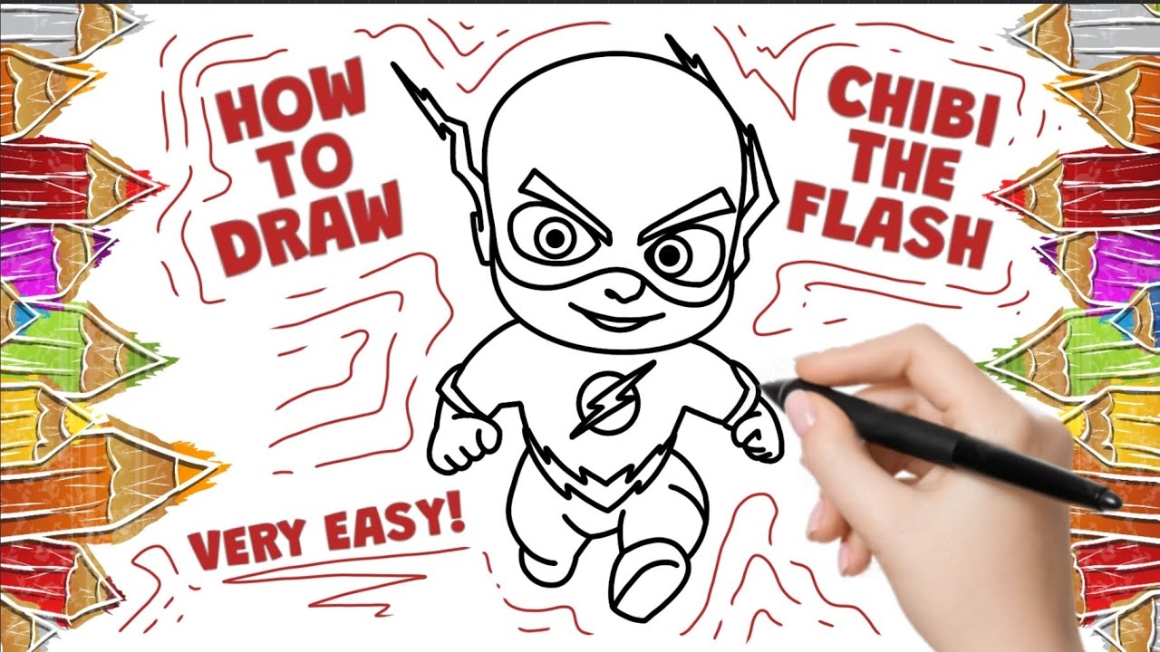 Learn How to Draw The Flash: Easy Step-by-Step Tutorial - YouTube