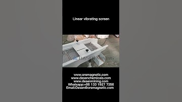 Stone screening machine with high-frequency linear vibration