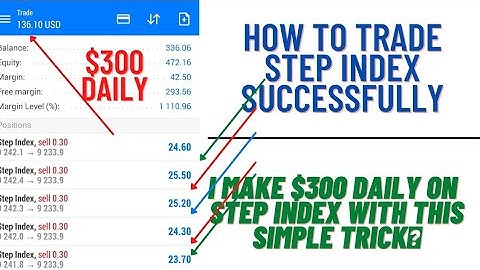HOW I MAKE $300 DAILY TRADING STEP INDEX, WITH STEP INDEX PROFITABLE STRATEGY. #stepindex #strategy