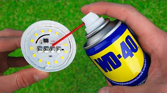 Apply WD40 to the LED Bulb and be Amezed! Great Technology🔥