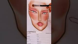 ✨MAC Barbie Face Chart ✨ #makeup #facechart
