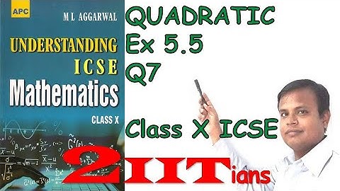 Quardratic Equations in One Variable Exercise 5.5 Q7 Class X ICSE | IIT  There are three consecutive