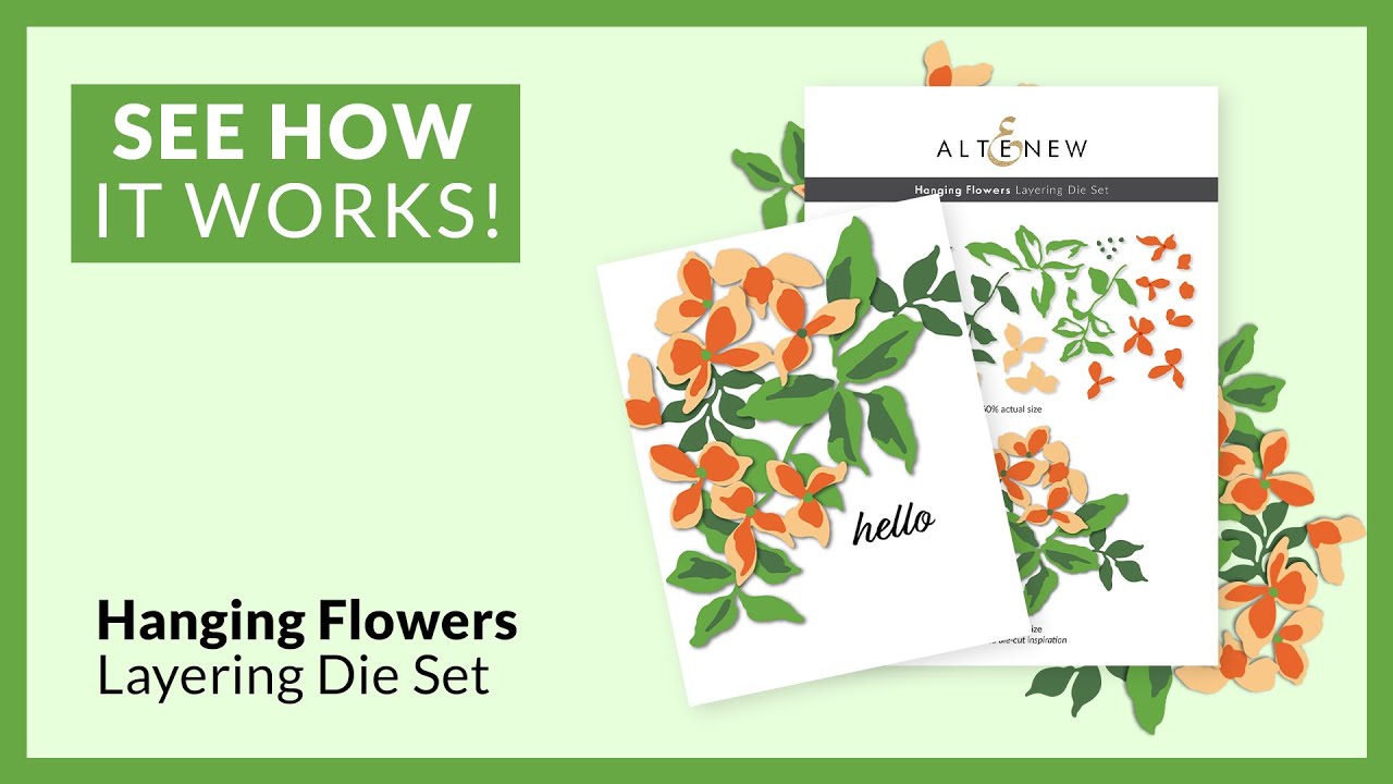 Hanging Flowers Layering Die Set