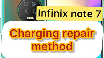 infinix note 7 charging not save method