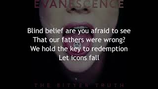 Evanescence  - Blind Belief - Lyrics Resimi