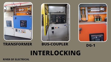 TRANSFORMER, BUSCOUPLER & DG INCOMER INTERLOCKING WIRING DIAGRAM