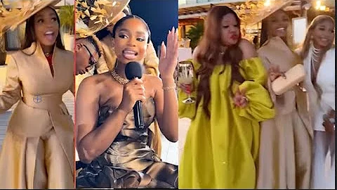 Beautiful Moments from Iyabo Ojo’s Daughter’s Civil Wedding with Toyin Abraham in Attendance!