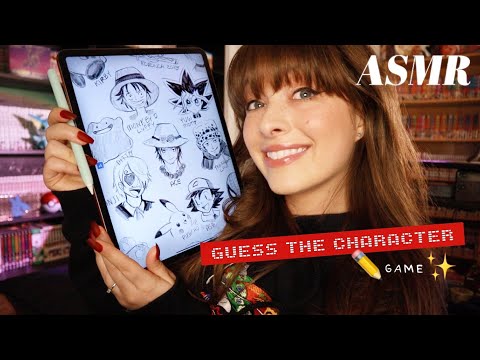 ASMR ✏️ Drawing YOUR Favourite Characters! (𝔾𝔸𝕄𝔼) ~ iPad Sketching & Writing Sounds!