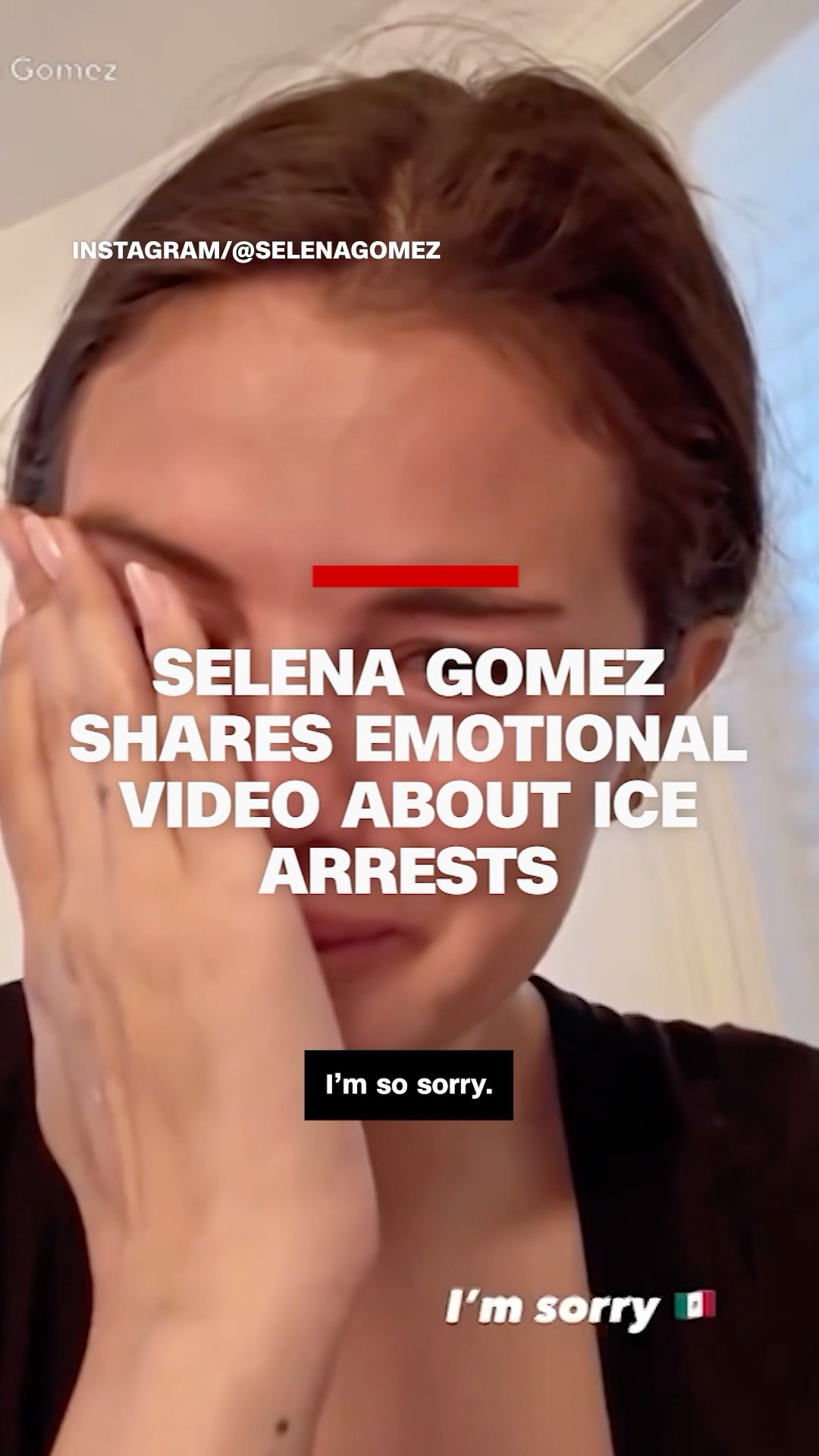 Selena Gomez shares emotional video about ICE arrests