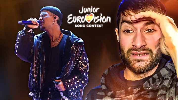 REACCION a Abraham Mateo en Eurovision Junior 2024