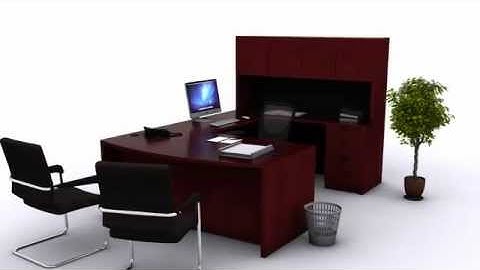 U Shape Desk From New Life Office