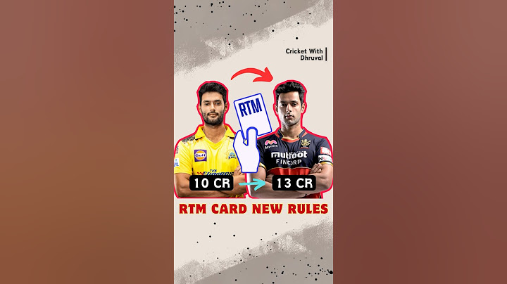 New RTM Card Rule For IPL 2025 😱 Rtm Card Rule 👆#bcci #ipl2025 #iplrules #ipl