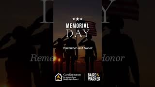 Remembering and honoring those who gave their lives for our country. Their courage and dedication wi