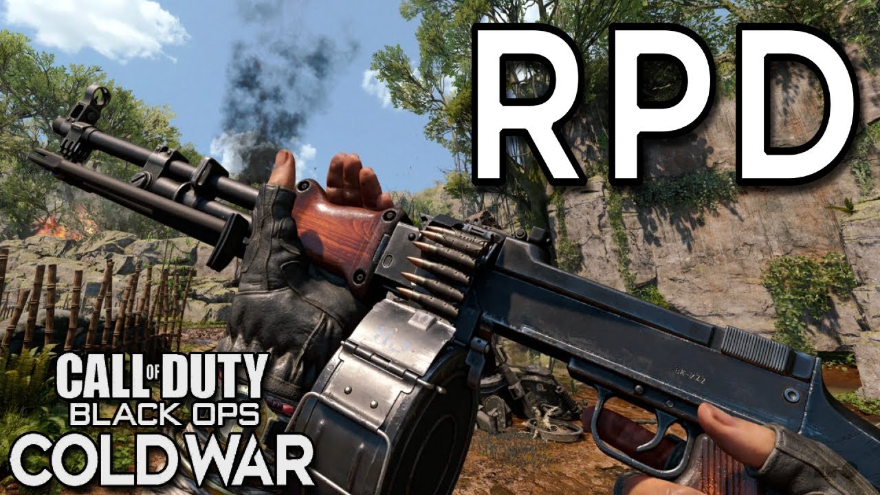 RPD in Black Ops Cold War PS5 Gameplay - YouTube