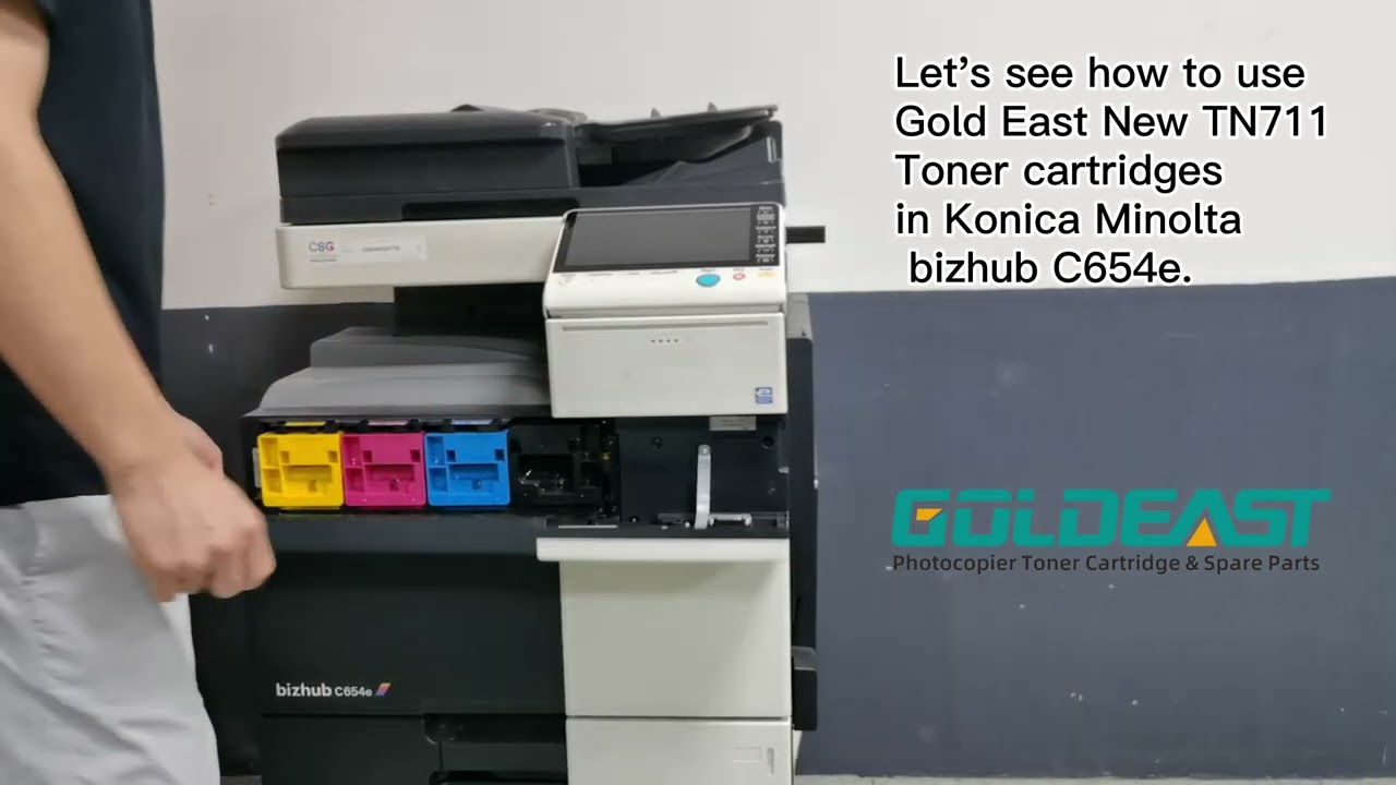 TN711 Color Toner Cartridge for Konica Minolta Bizhub C654, C654E, C754, C754E, Pro C754e.