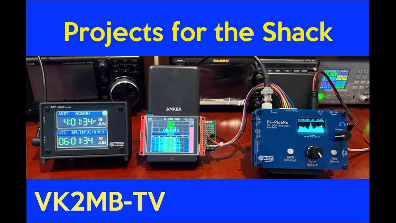 NTP Clock & Pi Pico SDR - Richard VK2 ARH & Simon VK2YU - Manly-Warringah Radio Society lecture