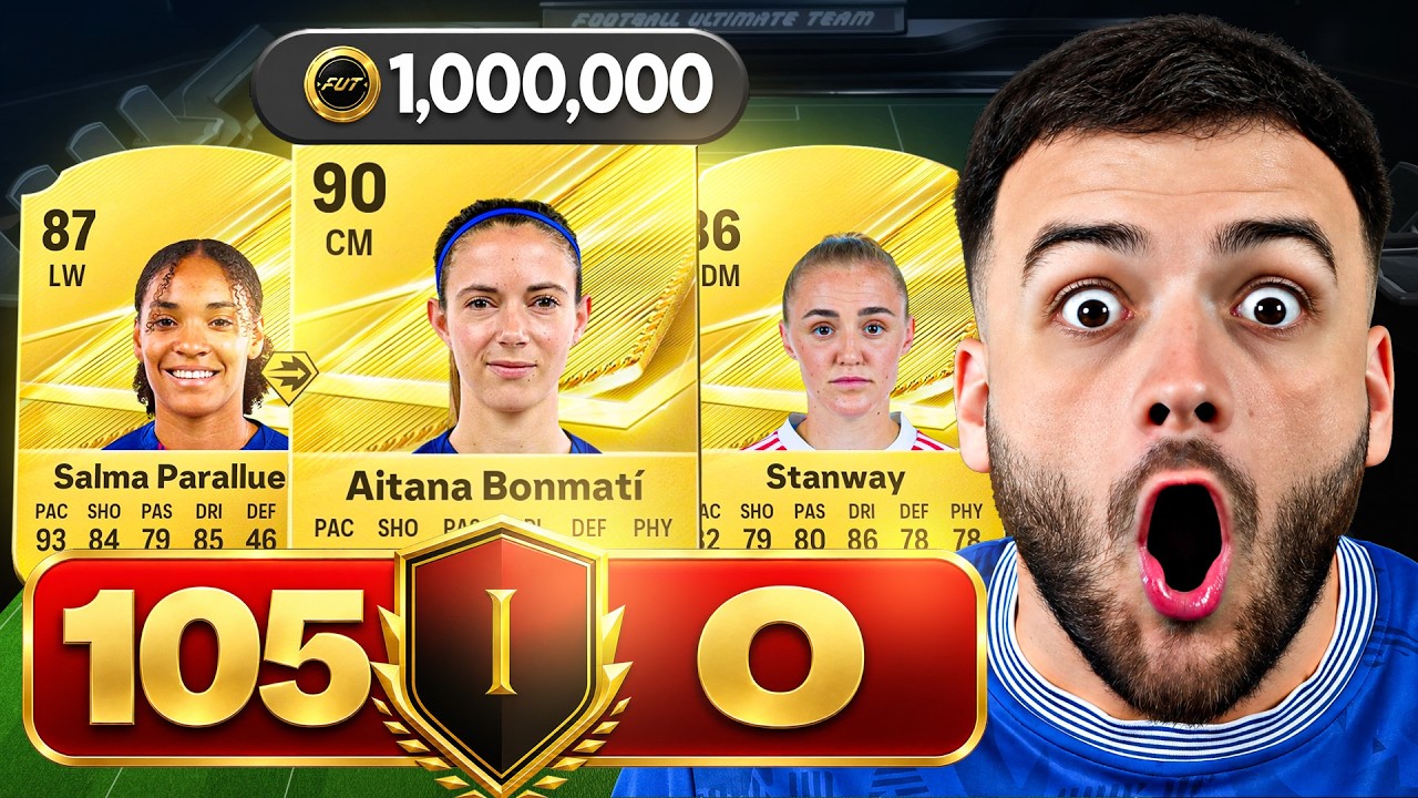 Can I Go 105-0 w/ The BEST 1 MILLION COIN TEAM!?