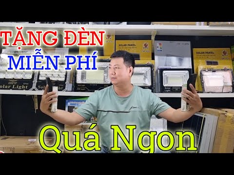 Tặng Đèn Năng Lượng Mặt Trời Miễn Phí Cho Khách Hàng May Mắn Nhất