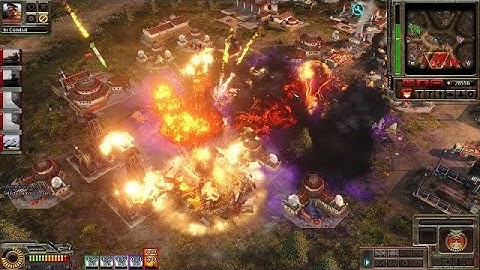 C&C Red Alert 3: Generals Evolution Mod BETA 0.3 - New China Nuke 2v4 Brutals | 4x Scud Storm Hell!